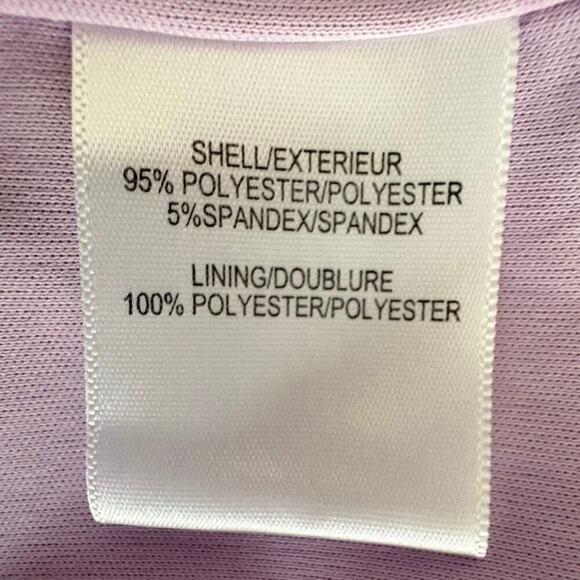 Belle Badgley Mischka Size 4 Dress Capelette Lavender Bridesmaid Wedding Guest - Picture 5 of 8